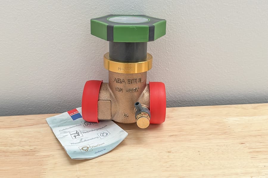 ABA Ventil aus Rotguss